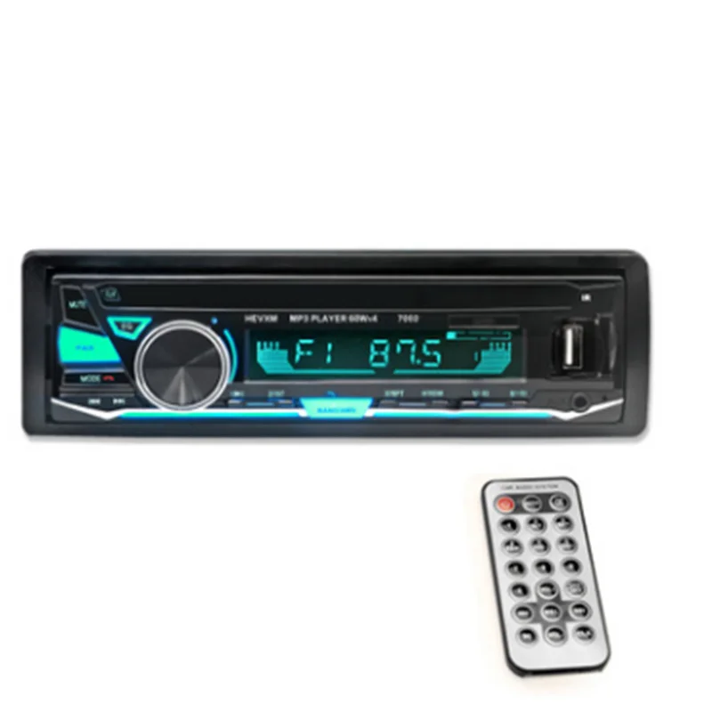 Красочный эффект освещения авто аудио автомобиль MP3 Bluetooth Смарт-автомобиль mp3-плеер для автомобиля