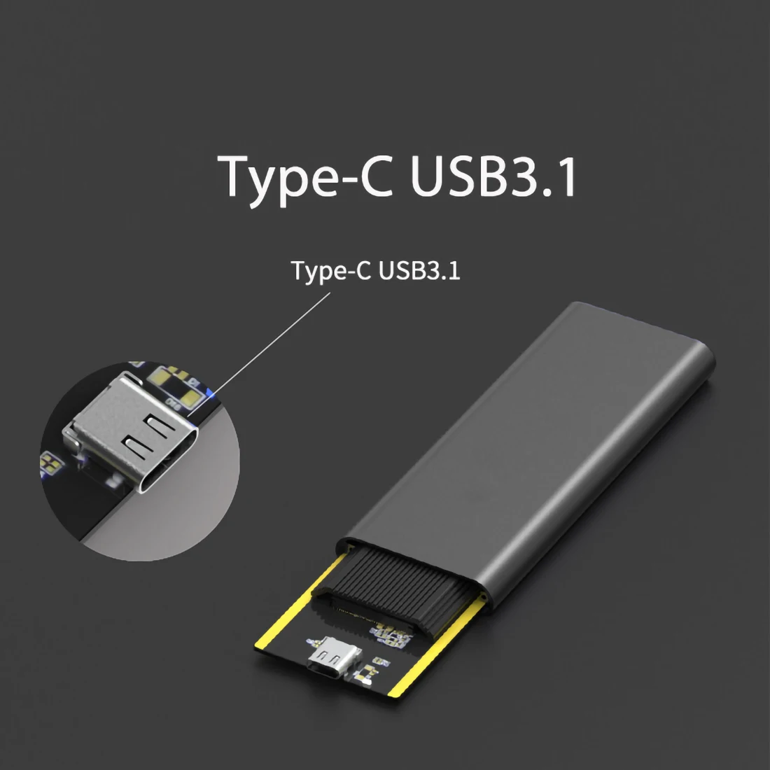 PCI-E M.2 Nvme к Usb3.1 type C 10 Гбит/с и USB 3,0 6 Гбит/с корпус M2 PCIE SSD жесткий диск внешний диск коробка M ключ Usb-C адаптер ПК
