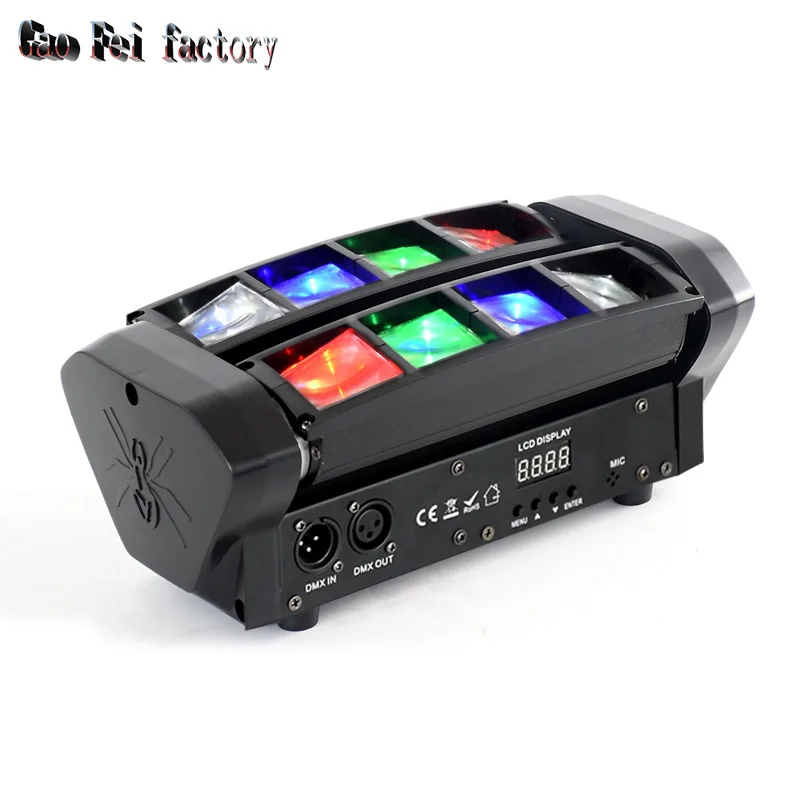 

high quality Moving Head Light Mini LED Spider 8x6W RGBW Beam Light