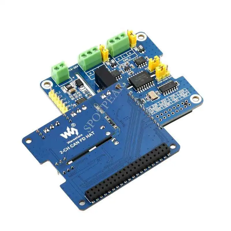 Raspberry pi 2-channel Isolado Pode fd Expansão Chapéu Multi Proteções para Raspberry pi