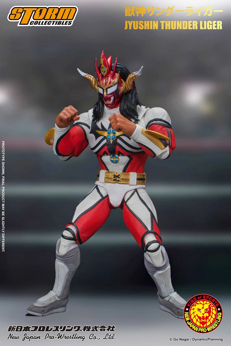 

16cm Storm Toys Jushin Liger Action Figure NJPW Jushin Liger Keiichi Yamada PVC Collection Model Figure Toys Gift