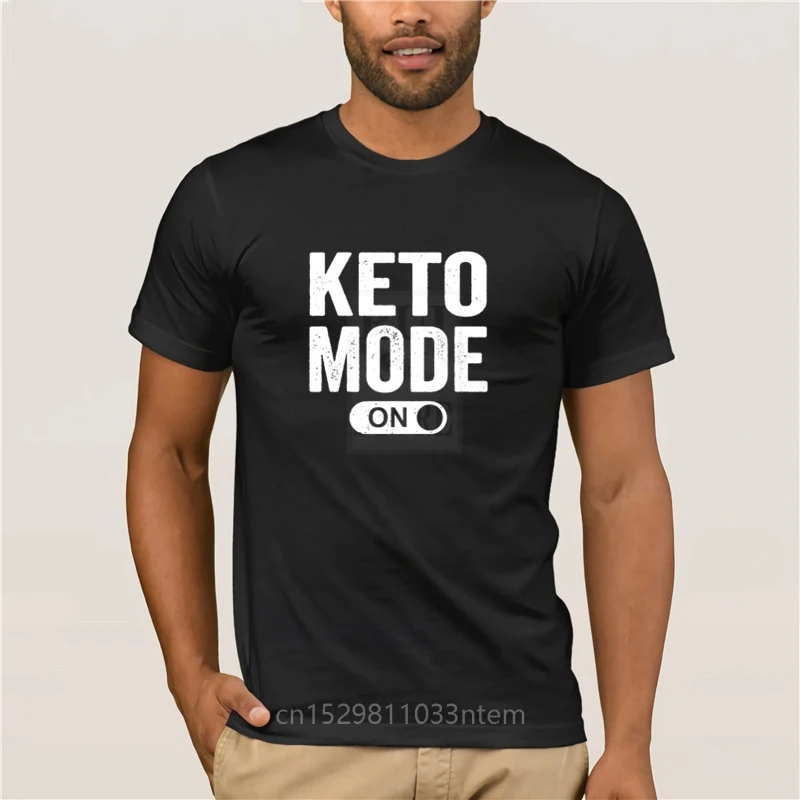 Keto Mode On T Shirt Latest Personality Fit Great Tshirt Men Summer Style Leisure Cotton Pop T Shirts Keto Mode On T Shirt Latest Personality Fit Great Tshirt Men Summer Style Leisure Cotton Pop T Shirts