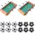 6шт 32мм Настольный Футбол Настольный Футбол Fussball Fussball Football Machine Аксессуары Замены Мини Черный и белый Мяч Детские Крытые Игры
