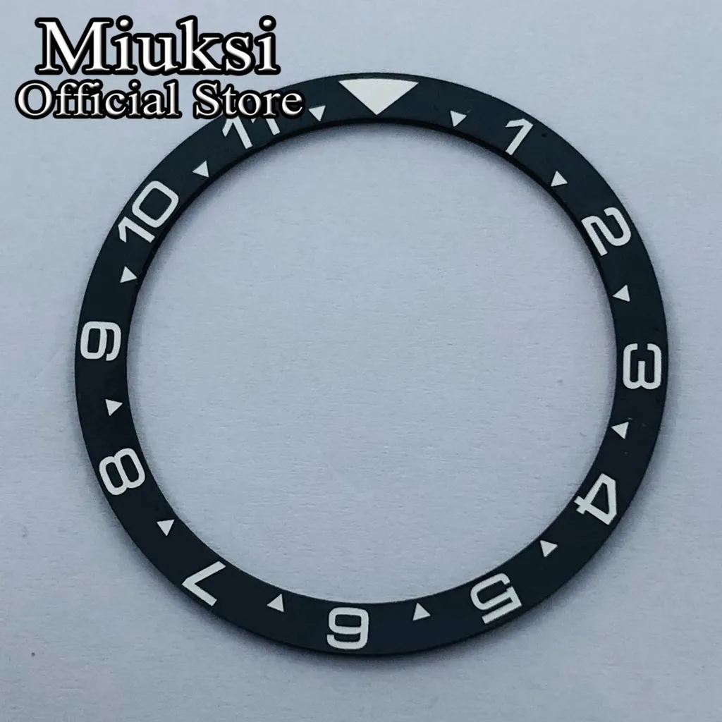 Premium Stainless Steel & Ceramic Bezel Insert – 38mm Replacement Watch Accessory
