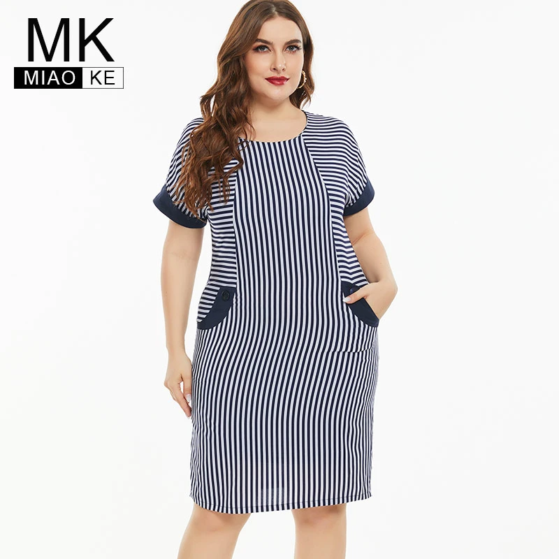 Ladies stripe dress Clearance