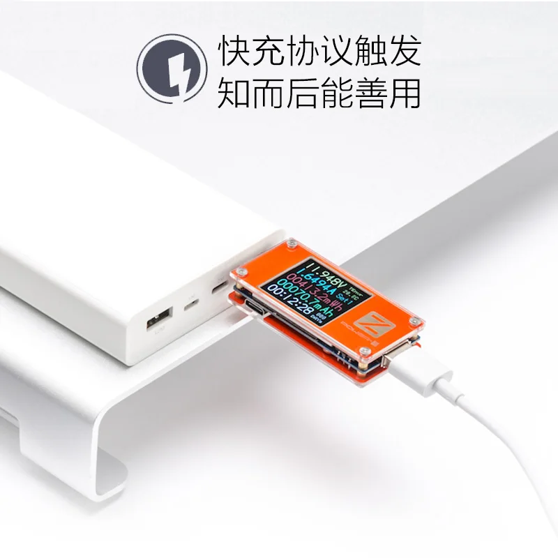 

USB Charging Tester Power-z Voltmeter and Ammeter Fast Charging Power MFI Detector PD Decoy Kt001