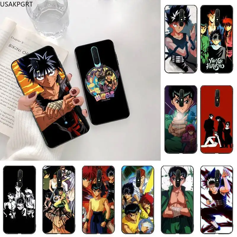 USAKPGRT аниме Yu Hakusho мягкий чехол для телефона Capa Oppo A5 A9 2020 Reno2 z Renoace 3pro A73S A71 F11|Бамперы|
