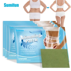 Sumifun 48Pcs Herbs Detox Lose Weight Sticker Navel Slimming Patch Burning Fat Slimming Product Slim Belly Waist Plaster D9780