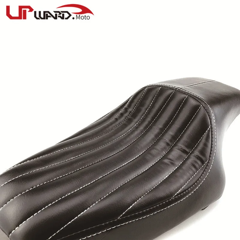 Для Harley Sportster XL iron X48 XL883 1200 48-8 2004- мотоциклетные кожаные два задних водителя переднего и заднего пассажирского сиденья