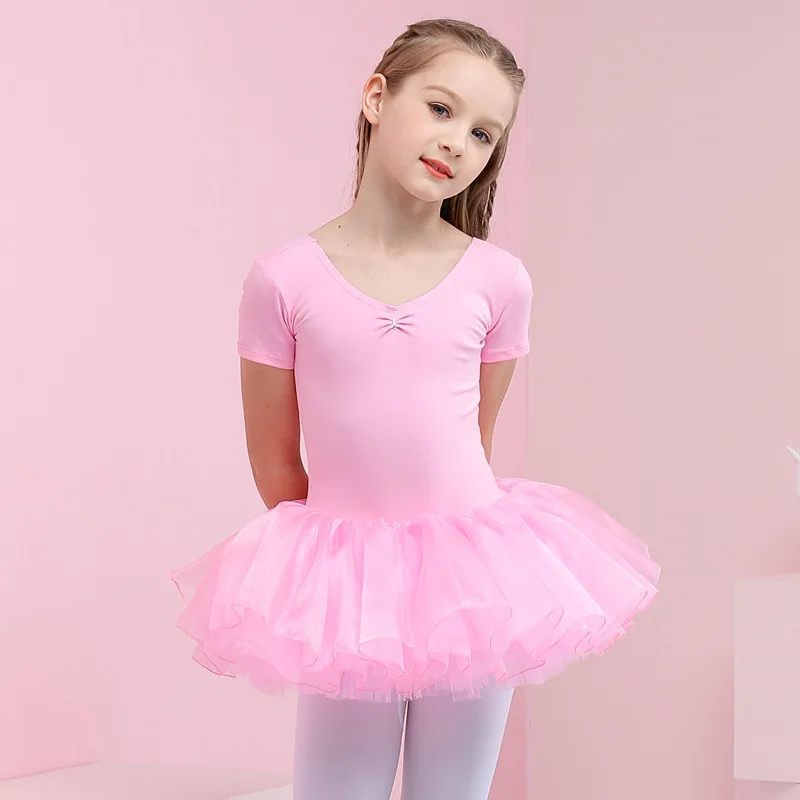 Розовый Hot Sale Cheap Kids Girls Performance Wear Dance Costumes Ballet - Цвет: Розовый