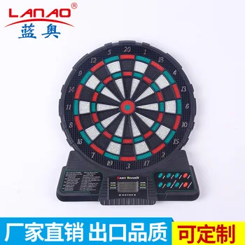 

12-Inch Safe Electronic Dartboard Front Desk Plastic Dartboard Sensing Scoring Soft Dartboard Set