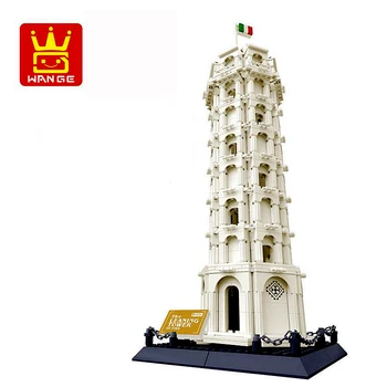 

Wange 8012 Pisa Leaning Tower Building Block Structure Building Blocks Kids Educational Toy Wange Block Gift Toys For Children