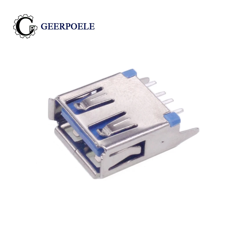 

10pcs 20 pcs/lot usb 4p Jack 30V 1.5A Pcb Connector Female Tail Port Jack Socket Electric Terminals