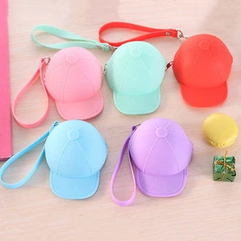

Clearance Sale Coin Purses Kids Purses Candy Colors Mini Wallets Cute Money Bag Silicone Key Holders Earphone Organizer Bag