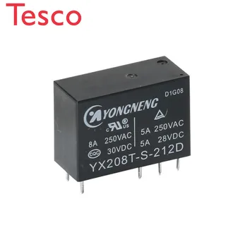 

GENERAL PURPOSE 30VDC 5AMP 8 PINS 2 CHANNEL PCB RELAY DPDT 24V