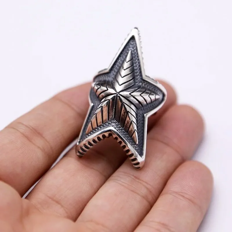 S925 puresilver Cody Sanderson азиатская Звезда серебряное кольцо для мужчин серебряное кольцо в стиле ретро мужское властное мужское модное серебряное кольцо