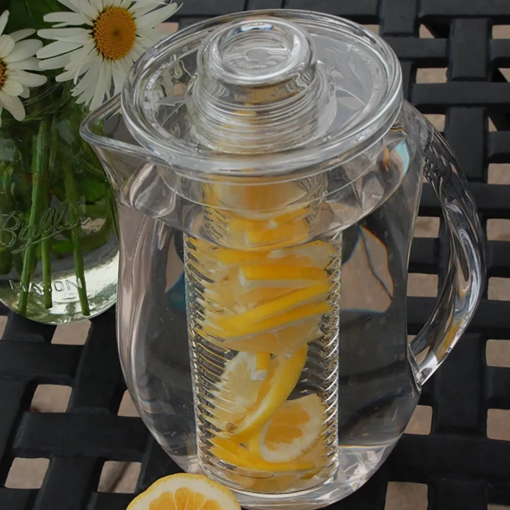 2.5L лимонный фруктовый Кувшин Для Льда Фруктовый инфузионный ароматизатор сока кувшин контейнер для напитков банка бутылка для воды фруктовый инфузионный сок бутылка