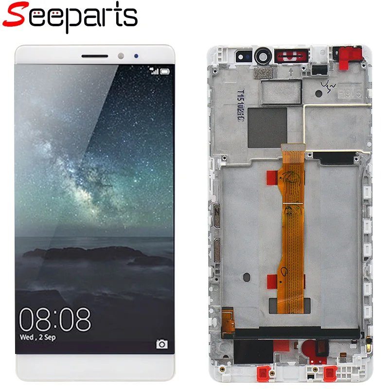 For Huawei Mate S LCD Display Touch Screen Digitizer Assembly + Frame CRR-UL00 CRR-UL20 Replacement huawei mate lcd | Мобильные