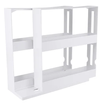 

2Pcs Spice Racks Seasoning Storage Rack Plastic Food Swivel Mount Kitchen Rack