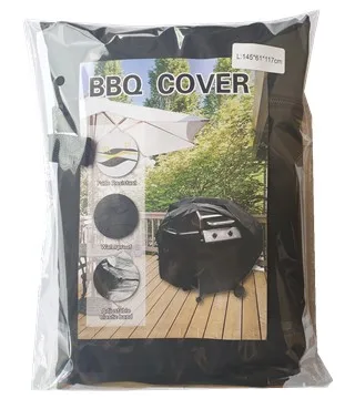 210D Waterproof BBQ Cover BBQ Accessories Grill Cover Anti Dust Rain Charcoal Electric Barbeque Grill Protection Outdoor Black