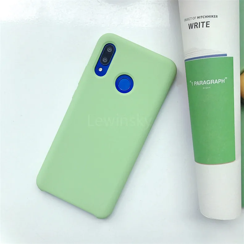 Жидкий силиконовый чехол для huawei P20 P30 mate 20 lite 10 Pro P10 Nova 3 4 чехол на Honor 8X9 View 10 20 мягкий чехол для конфет - Цвет: Matcha green