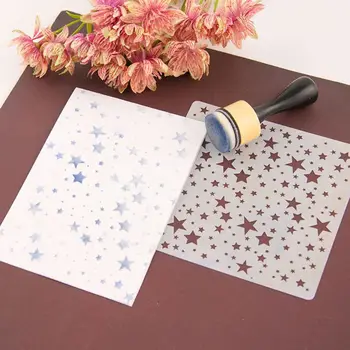 

Mini Ink Paints Mixing Blending Tools Round Foam Refills Set for Paper Craft Card Making Scrapbooking
