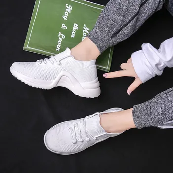 

Tenis Feminino Women Tennis Shoes Tenis Blancos Outdoor Sport Shoes Jogging Walking Sock Sneakers Brand Design Basket Femme 3