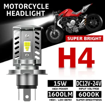 

H4 9003 HB2 LED Motorcycle Headlight Bulb HID Hi/Low Beam 6500K High Power