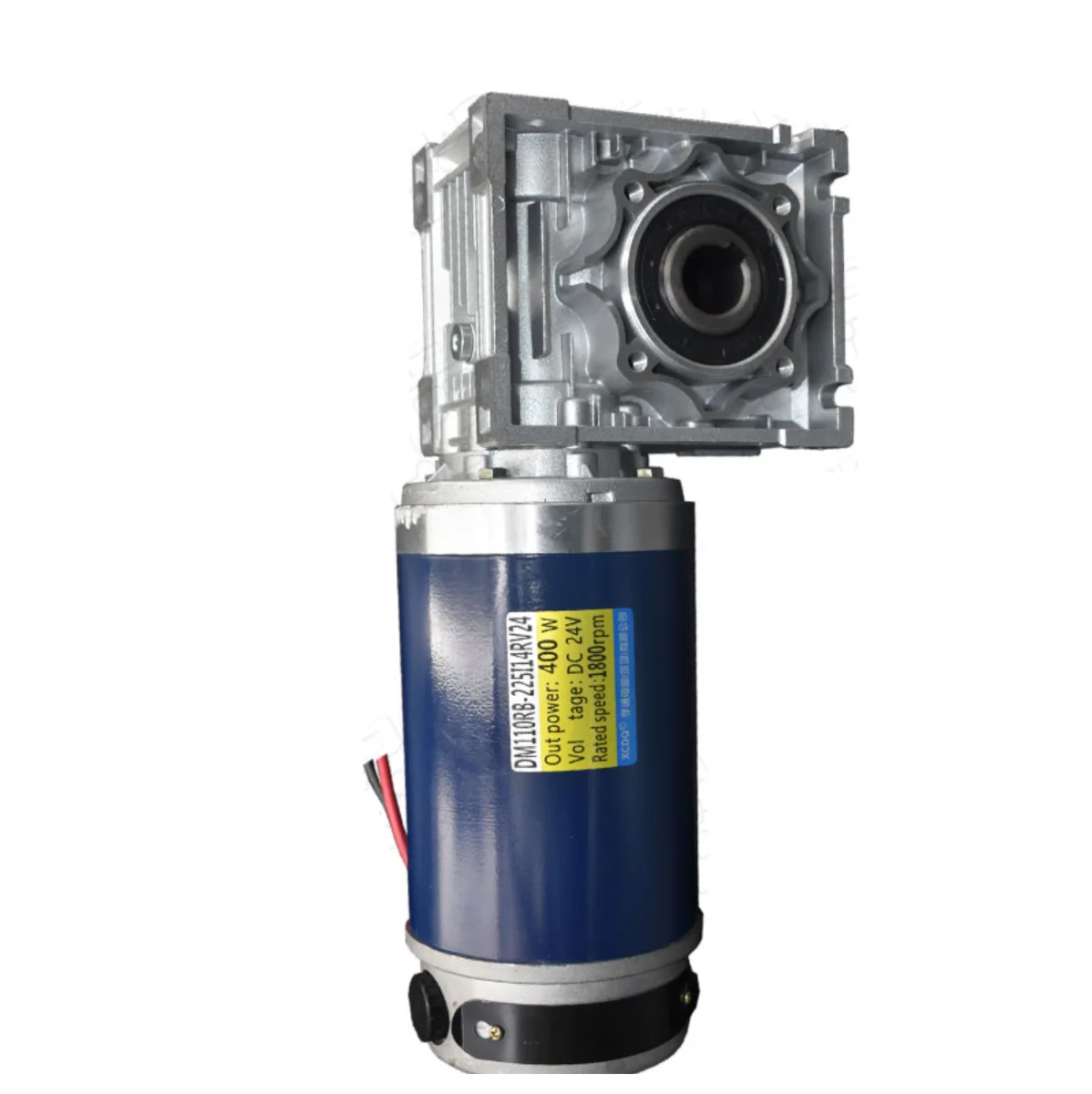 400W 500W 12V 24V 48V  DC motor + RV40 worm gear reducer, high torque, multi-speed, speed ratio, adjustable speed