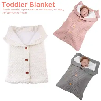 

Winter Baby Sleeping Bag Thick Cotton Warm Kids Bedding Newborn Stroller Blanket Infant Stroller Sleeping Bag