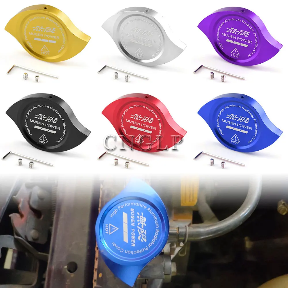 Radiator Cap Cover Universal Aluminum Alloy For Honda Toyota Mitsubishi