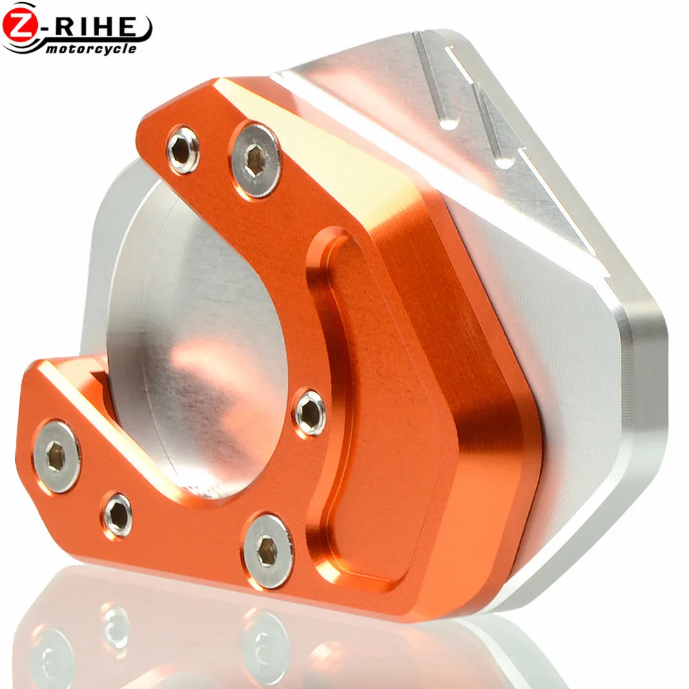 SL-OR CNC алюминиевые аксессуары для мотоциклов Sidestand Kickstand подставка для ног боковая подставка для KTM 690 Enduro R 2012 US EU AU, GB - Color: SL-OR