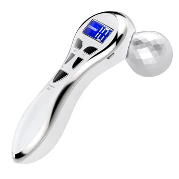 

Microcurrent Face Rolling Massager Face Shaper Face Massage Device Face Roller White