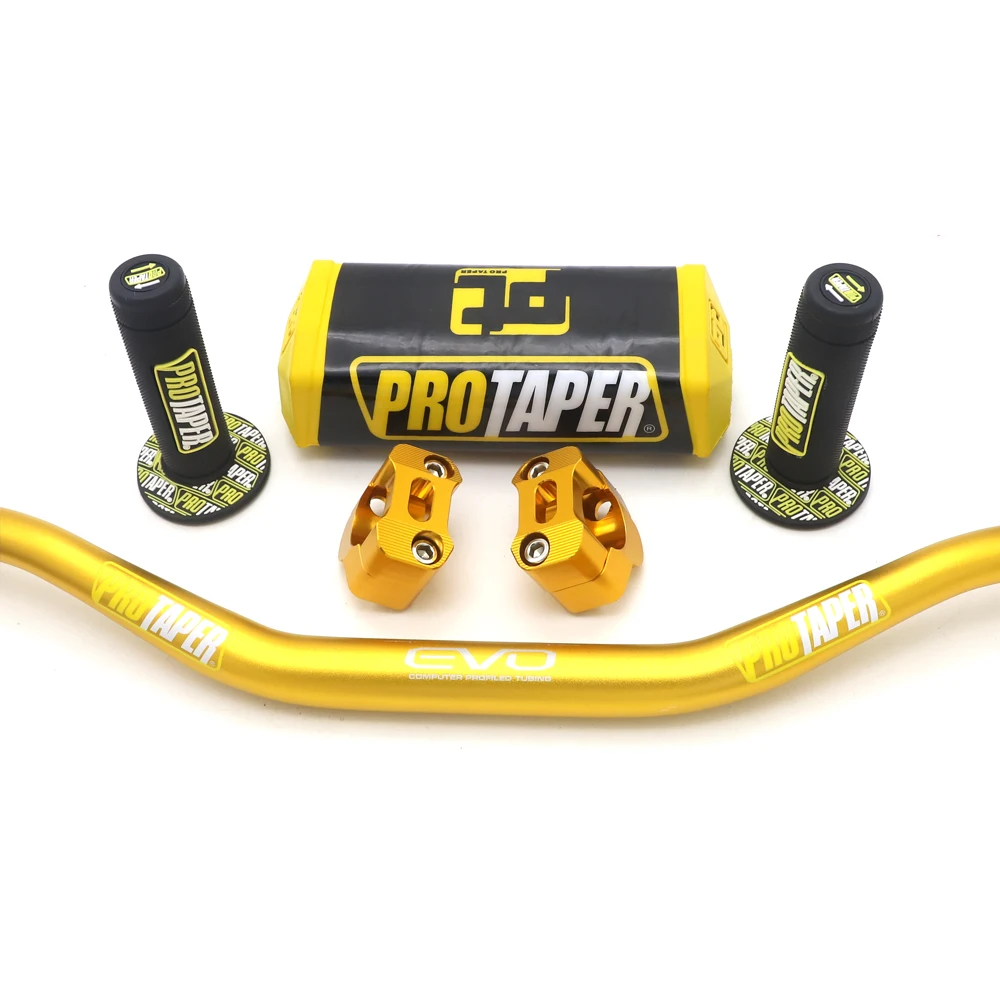 Золотой 1-1/8 28 мм руль мотоцикла толстый руль акустическая система Pad Riser для грязного велосипеда YAMAHA YZ250F YZ450F YZ250FX WR450F WR250F