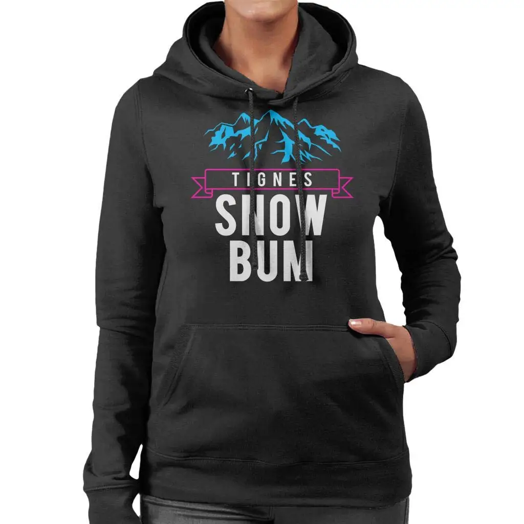 Tignes Snow Bum лыжный женский свитер с капюшоном, Мужская Женская толстовка с капюшоном