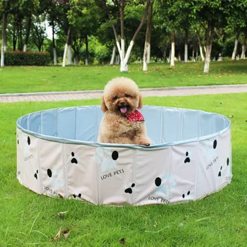 

OCHINE Pet Tub Pet PVC Folding Bathtub Reaches The European Union EN71 Standard Bathtub Swimming Pool 80*30cm
