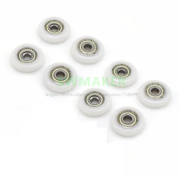 

10pcs 19 mm 20mm 23 mm 25 mm 27 mm high quality bearing steel wear-resisting wheel single pulley in shower