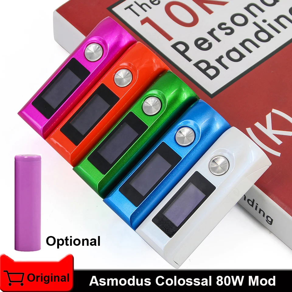 Электронная сигарета Asmodus мощностью 80 Вт с улучшенным чипом GX-80HUT-V2 подходит для