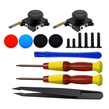 

16 Pcs Set Game Repair Tools for Switch Handle Game Rocker Disassembly Tool Nintendo Switch Joy-Con Handle Repair Set