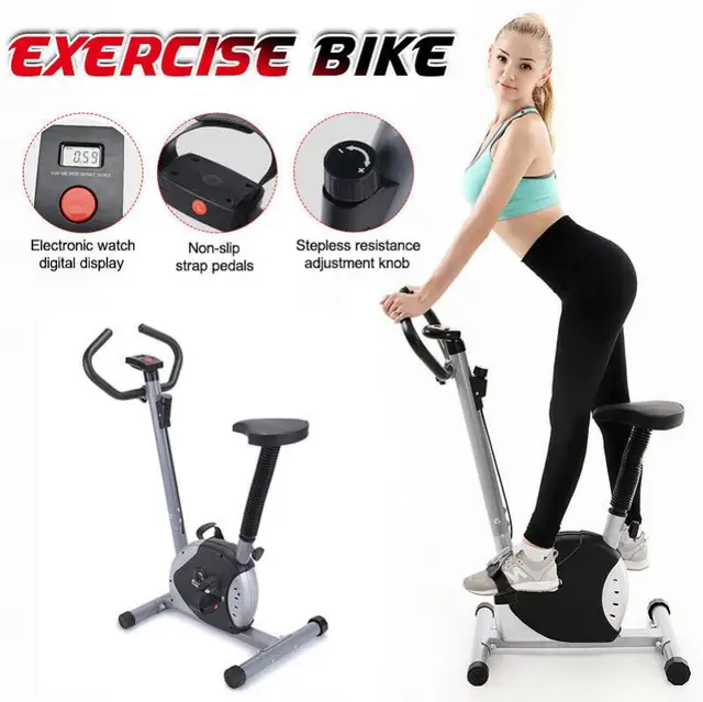 US $159.25 Indoor Cycling Bike Cardio Fitness Training Bicycle Tools Home Gym Trainer Fitness Equipment LED Di