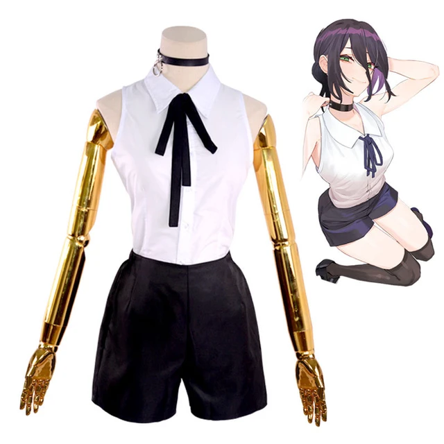 Anime Chainsaw Man Cosplay Costume Reze Halloween Party Clothes