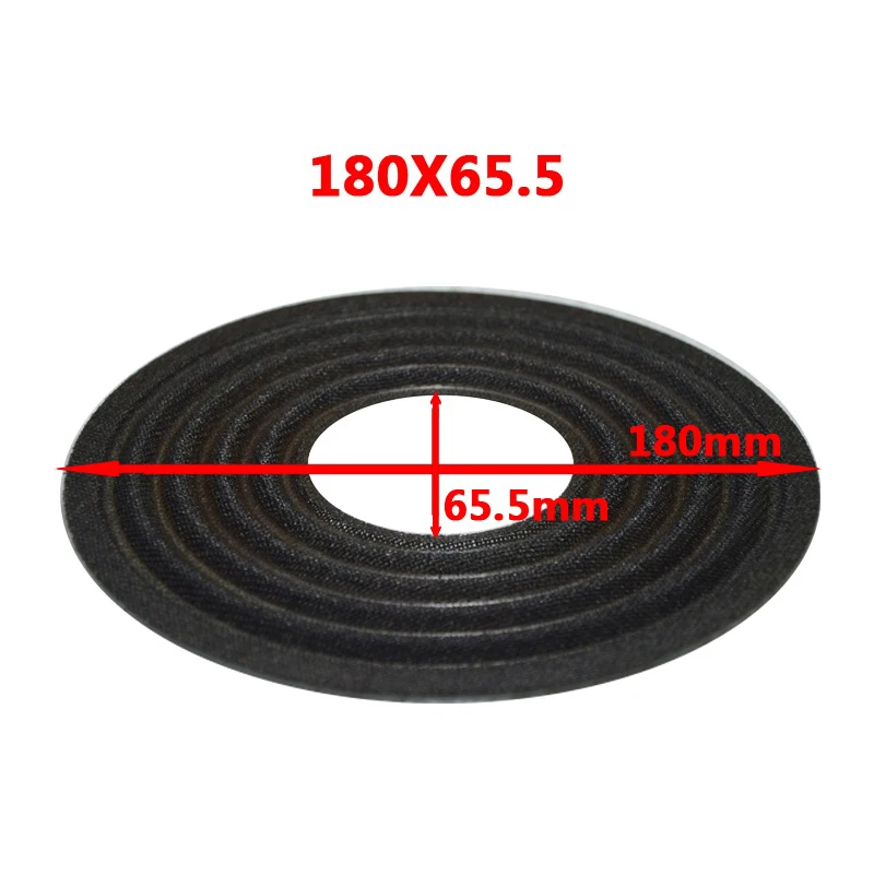 180x65.5mm 2 шт. 49,5/51,5/65,5/75,5/100 об/мин бренд OD180mm Упругая волна громкий Динамик сабвуфер низкочастотный динамик с басами Динамик ремонт паук демпфер - Цвет: 180x65.5mm