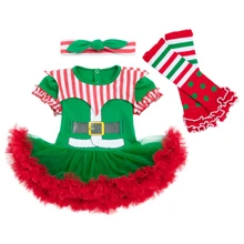 Baby Clothes Christmas costume for Baby Infant Party Dress Tutus Newborn Jumpsuit Bebe Romper Baby Girl Clothing Birthday Gift