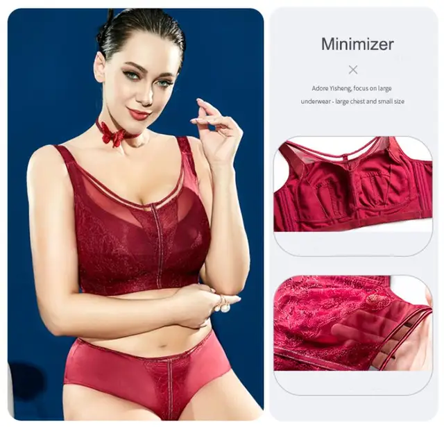 Free Shipping Fashion New Sexy Ladies Sexy Underwear Full Coverage  Minimizer Non Padded Lace Sheer Bra 9 Color 34-40 AB Cup - Price history &  Review, AliExpress Seller - artdewred 9118 Store