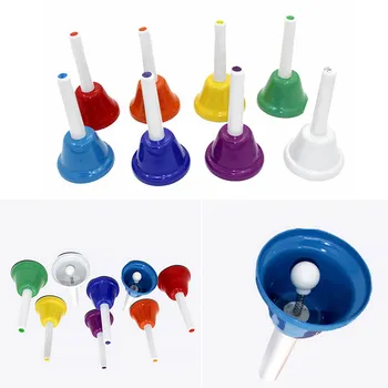

Early Education Musical Toy 8-Note Instrument RFID Blocking Kids 8pcs/set Toy Child Hand Bell