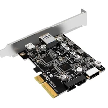 Scheda adattatore da PCIe a USB 3.2 Gen 2 scheda di espansione PCI Express a 2 porte da 10Gbps Hub USB interno schede aggiuntive PCI-E Dropshipping