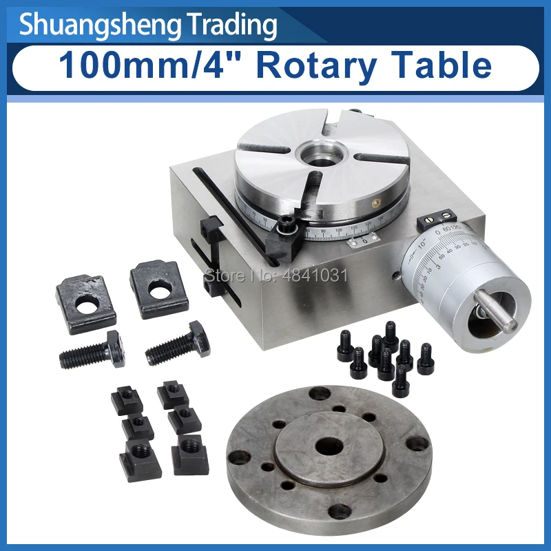 ROTARY TABLE HV4 80MM SELF CENTERING CHUCK WITH BACKPLATE DIVIDING PLATE.,. 