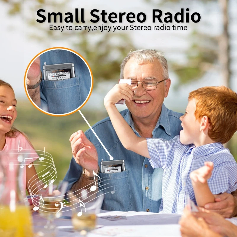 mundo banda com display lcd portátil rádio