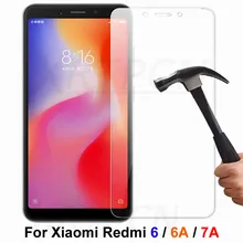 9H закаленное стекло для Xiaomi redmi 6A 7A стекло на redmi 6 полное покрытие протектор экрана redmi 6 A Защитная пленка для телефона