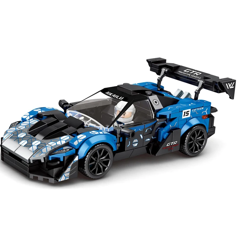 2023-speed-champions-senna-gtr-pull-back-racing-sports-car-moc-building-blocks-vehicle-figures-bricks-classic-model-toys-for-kid
